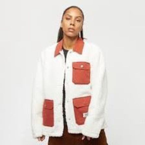 NWT Vans Emma Sherpa Jacket Size Small - Picture 1 of 9